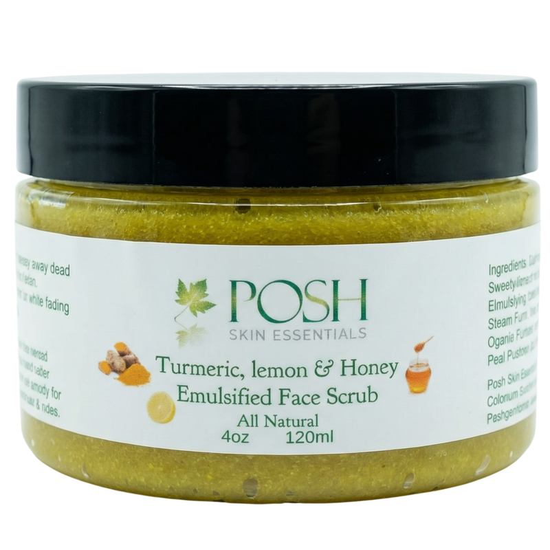 Turmeric, Lemon & Honey Brightening Face Scrub