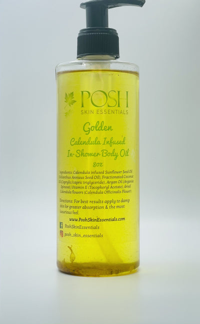 Golden-Calendula Infused In Shower Body Oil